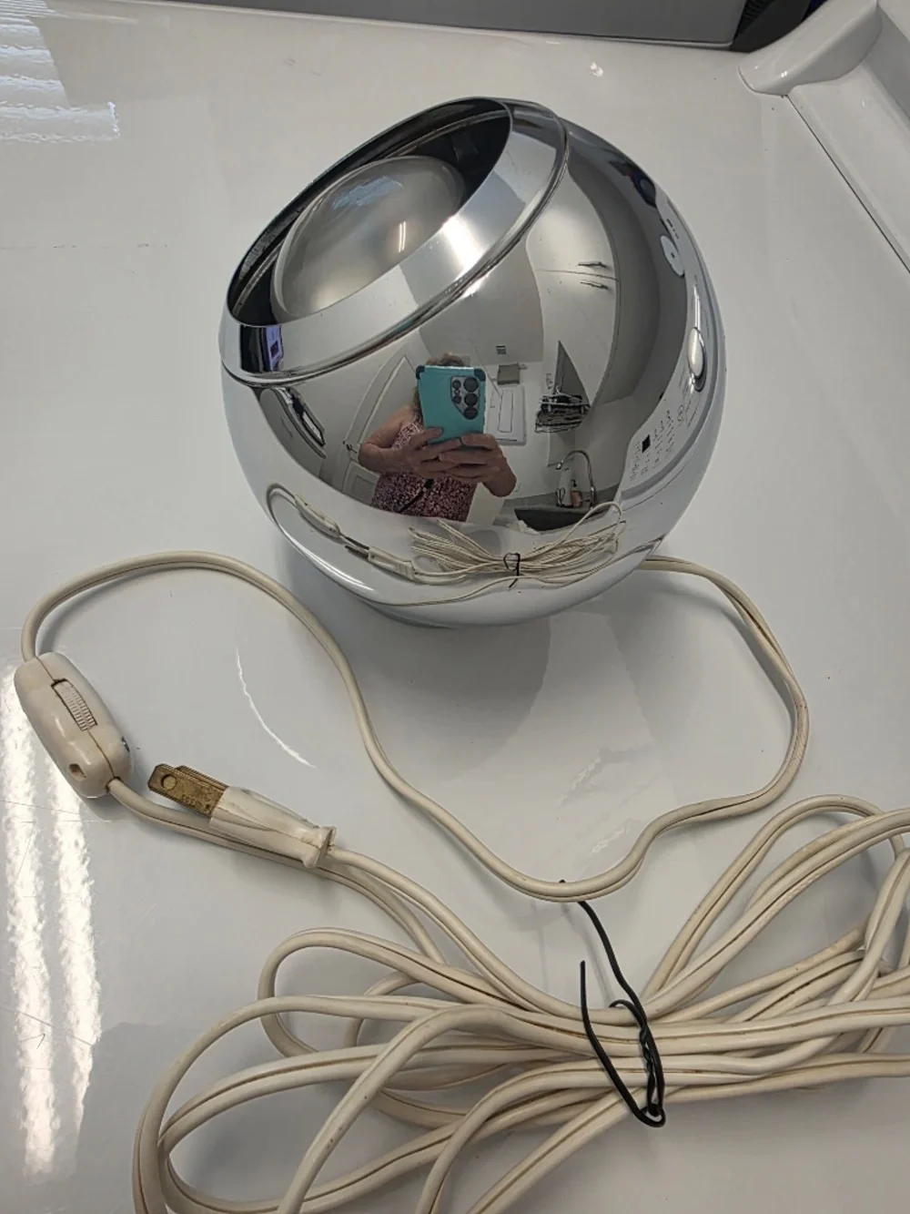 MCM EYEBALL light, wall mounted, by Robert Sonneman for George Kovacs